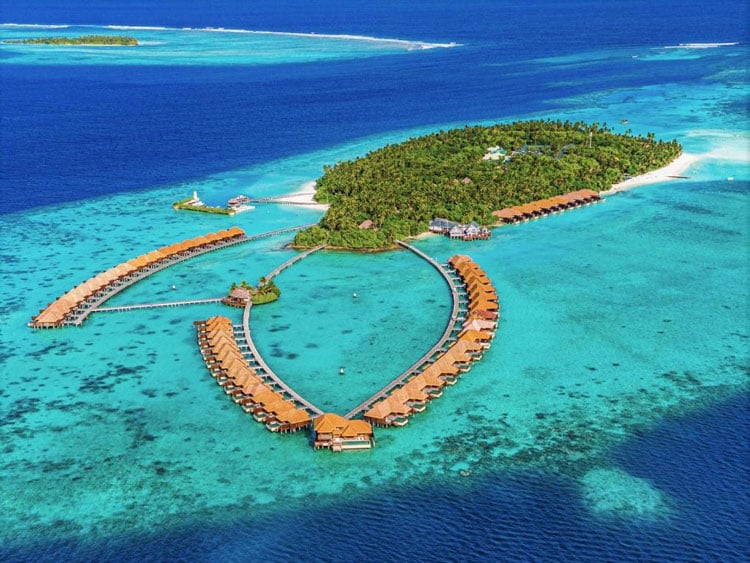 Vadhoo Islands in Maldives