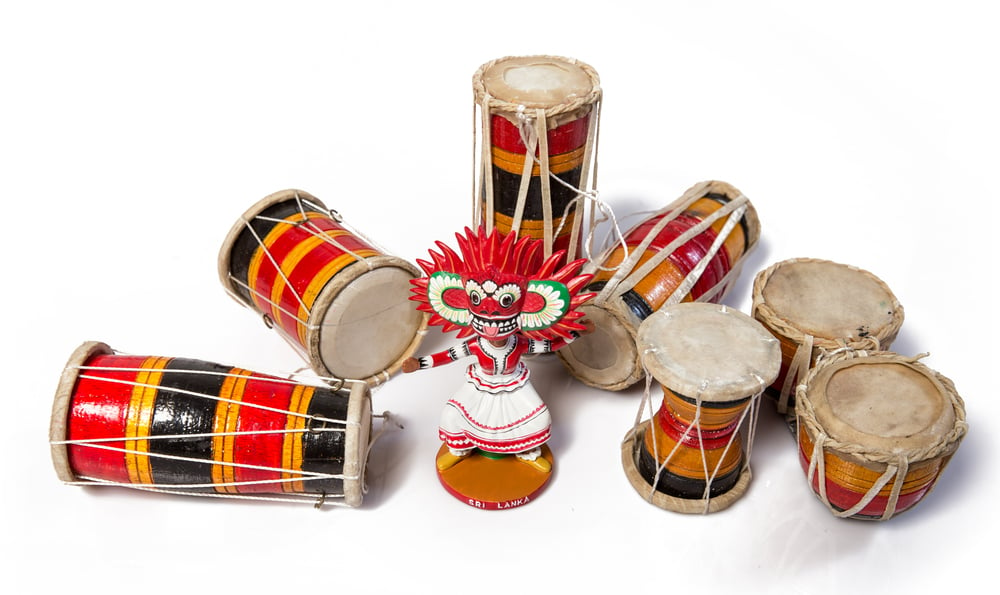 sri lanka traditional drums by olanka travels